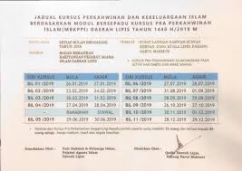 Borang Kursus Kahwin Negeri Pahang