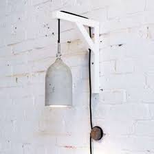 Hanging By A Thread 9 Inventive Ways To Hang Pendant Lights Concrete Pendant Lamp Concrete Pendant Light Diy Pendant Light