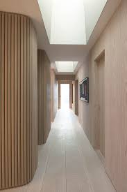 Interior Wall Next To Second Floor Staircase Like Slatted Siding Schjelderup Trondahl Architects Moderne Hus Interior Hus