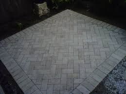 Herringbone Pattern For Patio Pavers I Like This Idea For Shower Floor Tiles Patio Pavers Design Paver Patio Brick Paver Patio