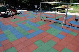 Safe Play Tiles Rubber Playground Tiles Playground Tile Rubber Playground Playground Flooring