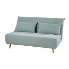 Banquette Convertible 2 Places Vert D Eau Nio Maisons Du Monde Double Day Bed Daybed Sofa Sofa Bed