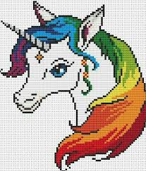 Pin De Christine Joudiou En Dessin Licorne Punto De Cruz Munecas Punto De Cruz Punto De Cruz Disney