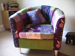 After The Chair By The Minouette Via Flickr Patchwork Armchair Ikea Chair Patchwork Chair