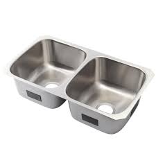 Kohler Ballad Undermount Stainless Steel 32 In Double Bowl Kitchen Sink K Rh20062 Na With Images Double Bowl Kitchen Sink Sink Undermount Kitchen Sinks