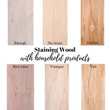 Staining Wood With Household Products Staining Wood Natural Stain Wood Stain Wood With Coffee