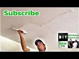 In This Diy Skim Coating Video I M Going To Answer A Question I Get All The Time Can I Skim Coat O Popcorn Ceiling Diy Ceiling Painted Popcorn Ceiling Removal