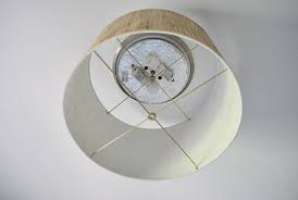 Replace Your Boring Dome Light With A Pretty Lampshade Ceiling Lights Diy Ceiling Lights Gorgeous Furniture