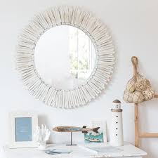 Round Whitewashed Paulownia Mirror D76 Crozon Maisons Du Monde En 2020 Miroir Rond Miroir Maison Du Monde Miroir
