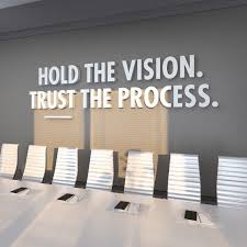Trust The Process Office Design 3d Office Decor Office Etsy Office Wall Design Corporate Office Design Grey Interior Doors