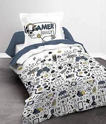 Parure De Lit Gamer Enfant Ado En 2020 Housse De Couette Ado Chambre Ado Garcon Gamer Housse De Couette
