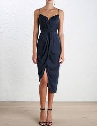 Sueded Silk Plunge Dress From Our Spring 16 Collection In French Navy Sueded Beautiful Evening Dresses Navy Bridesmaid Dresses Womens Midi Dresses