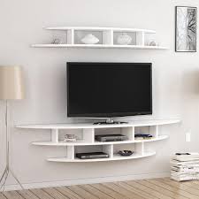 Alvino Wall Mounted Tv Unit Freestanding White Modern In 2020 Living Room Tv Unit Designs Tv Room Design Tv Unit Furniture Design