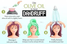 Apply Olive Oil To Treat Dandruff Getridofdandruff Home Remedies For Dandruff Dandruff Remedy Hair Mask For Dandruff