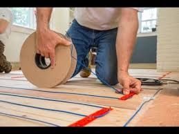 Installing Warmup Electric Radiat Heat Under Hardwood Flooring Radiant Floor Heating Engineered Wood Floors Floor Heating Systems
