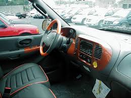 Interior Of Orange Ford F 150 Truck Camionetas