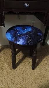 Stunning Galaxy Vanity Stool Galaxy Furniture Space Furniture Space Themed Bedroom Space Themed Room Room Themes