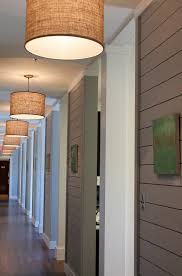 Drum Pendants In Hallway Hallway Lighting Hallway Ceiling Light Fixtures Hall Lighting