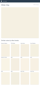 White Chip Ppg Paints Valspar Dutch Boy Dutch Boy Paint