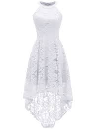 Free 2 Day Shipping Buy Market In The Box Women S Halter Hi Lo Floral Christmas Lace Dress Bridesmaid Party In 2020 Cocktail Dress Party Lace Dress Formal Party Dress