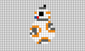 Bb8 Star Wars Pixel Art Star Wars Bb8 Pixel Art Pixel Art Templates