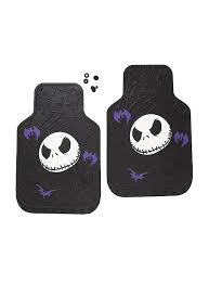 The Nightmare Before Christmas Jack Car Floor Mat Set Nightmare Before Christmas Merchandise Nightmare Before Christmas Car Floor Mats
