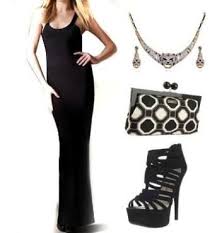 How To Accessorize A Long Black Evening Dress Long Black Evening Dress Black Evening Dresses Little Black Cocktail Dress