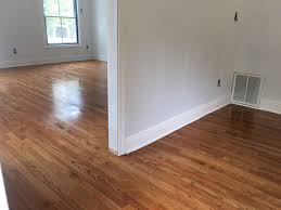 Select Red Oak With Golden Oak Stain By Dura Seal Oil Base Poly Red Oak Hardwood Floors Red Oak Hardwood Red Oak Floors