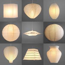Pair Of Modern Paper Ceiling Pendant Light Lamp Shades Lanterns Lampshades White Ceiling Pendant Lights Lamp Ceiling Light Shades