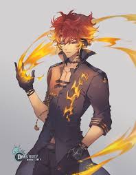 Agni 19 Blind But Uses Flames To See Heat This Guy Reminds Me Of Zeypher Anime Characters Male Anime Character Design Anime Warrior