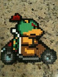 Bowser Jr Mario Perler Bead Mario Pixel Art