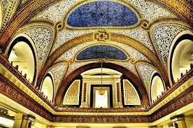 The Marshall Field S Tiffany Glass Ceiling Chicago City Downtown Chicago Chicago Travel