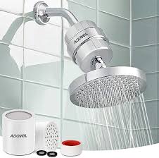Adovel High Output Shower Head And Hard Water Filter 15 Stage Shower Filter Removes Chlorine Harmful Substances In 2020 Hard Water Filter Shower Filter Rain Shower