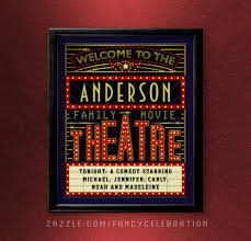 Personalized Home Theater Movie Theatre Marquee Welcome Sign Posters More Decor Family Movie Theater Movie Theater Family Movies