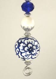 Blue And White Porcelain Delft Style Glass Ceiling Fan Pull Fan Pull Chain Ceiling Fan Pulls Ceiling Fan Pull Chain