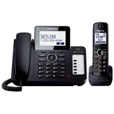 Panasonic Kx Tg6671b 1 9ghz Expandable Corded Phone With Digital Answering System By Office Depot Officemax Cordless Telephone Phone Cordless Phone