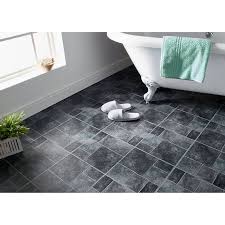 Self Adhesive Floor Tiles Grey Stone Effect These Stylish Grey Stone Effect Vinyl Tiles Create A Stone Backsplash Kitchen Cheap Vinyl Flooring Grey Bathrooms