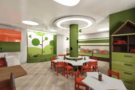 Awesome Child Care Center Artwork Gallery Interiors And Exteriors Landscapes Home Design Interior Design School Daycare Design School Interior