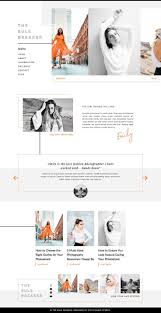 The Rule Breaker Modern Website Template With Coordinating Wordpress Blog Responsive Tem Portfolio Website Design Business Web Design Website Design Company