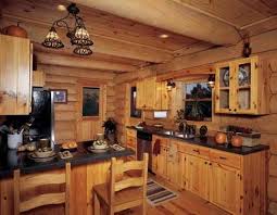 Inside Pictures Of Log Cabins Log Cabin Interior Kitchen Design The Ideas Log Cabin Inte Log Home Kitchens Rustic Kitchen Cabinets Rustic Kitchen Design