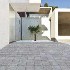 Pave Beton Drainant Gris L 25 Cm X L 25 Cm X Ep 63 Mm Leroy Merlin Terrasse Pave Terrasse Jardin Idees De Patio