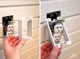 How To Add An Outlet Extender Diy Home Improvement Home Improvement Projects Outlet Extender