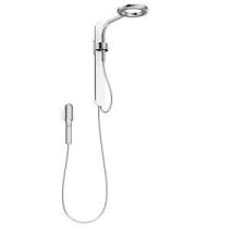 Modona Classic 6 In 2 Handle 1 Spray Shower Faucet With Porcelain Hand Held Shower In Polished Chrome Valve I In 2020 Shower Panels Handheld Shower Head Shower Heads