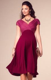 Alessandra Maternity Dress Short Rosey Red Maternity Wedding Dresses Evening Wear And Party Clothes By Tiffany Rose Cocktail Dress Maternity Pregnant Party Dress Dresses For Pregnant Women