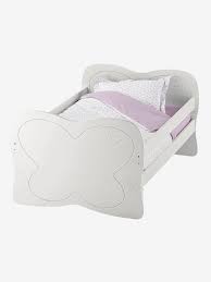 Lit Evolutif Enfant Ligne Papillon Blanc Vertbaudet