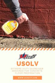 Usolv Degreaser Floor Preparation Degreasers Concrete Floors