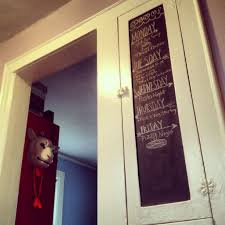 I Am So Proud Of Myself Today I Turned This Old Hidden Ironing Board Cabinet Panel Into A Chalkboard Ironing Board Cabinet Kitchen Wallpaper Kitchen Cabinets