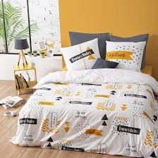 Parure Et Housse De Couette 220 X 240 Linge De Lit Pour Ado Et Adultes Un Max D Idees Parure De Lit Housse De Couette Housse De Couette Ado