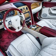 Bentley Continental Gt Two Tone Color Interior Photo By Wobentley Volkswagen Touareg Burgundy Car Porsche Carrera Gt