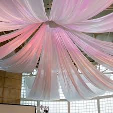 Decorating With Sheer Fabrics J O Fabrics Store Newsletter Blog Diy Ceiling Hanging Fabric Fabric Ceiling